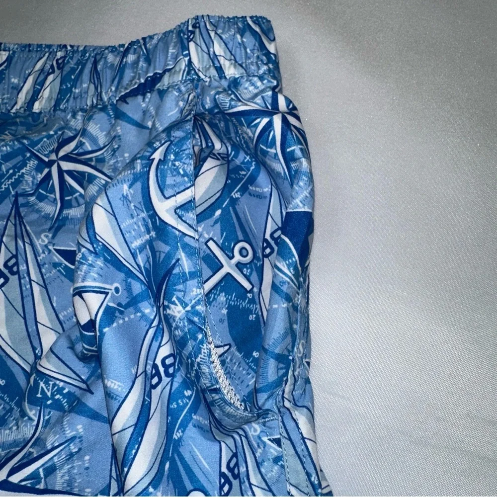 Vineyard Vines Blue Nautical Swim Trunks mens‎ XXL